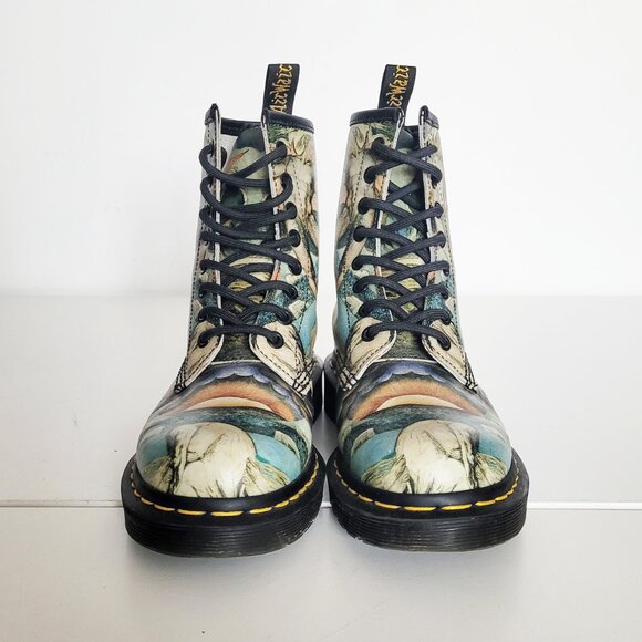 Dr Martens X William Blake Tate Museum Limited Edition 1460 Boots - Size 5W - Picture 2 of 11
